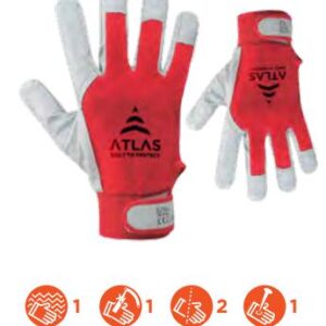 Leather Work Glove with Velcro